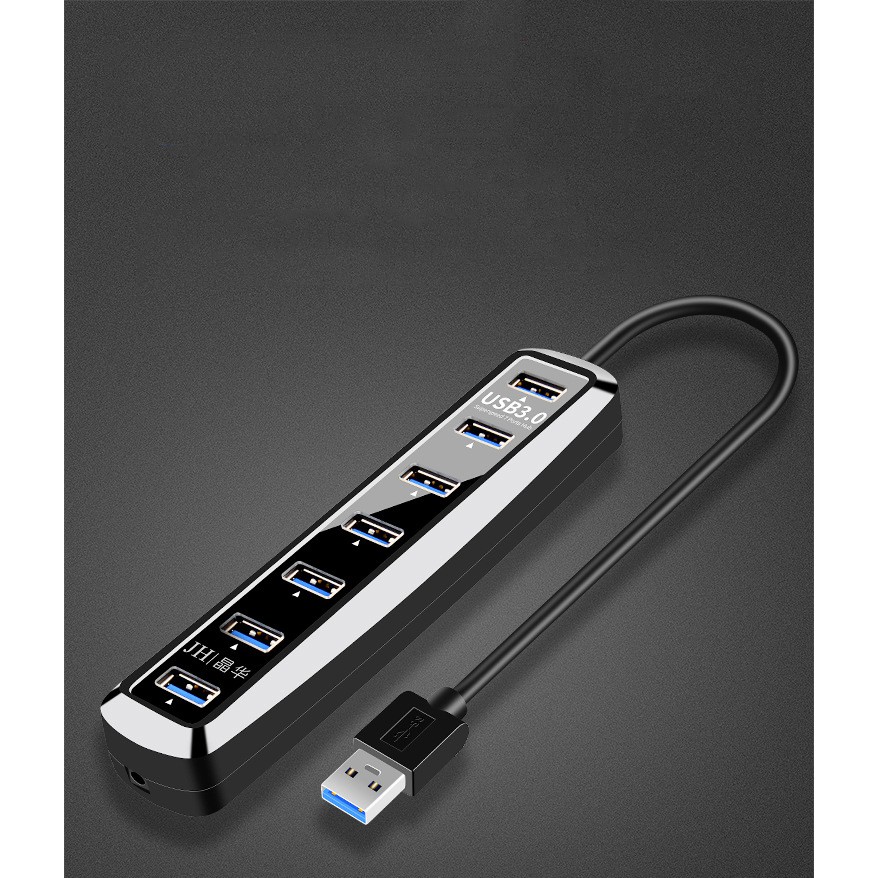 Bộ chia USB 3.0 ra 7 cổng USB 3.0 có nguồn rời - Jinghua Z432