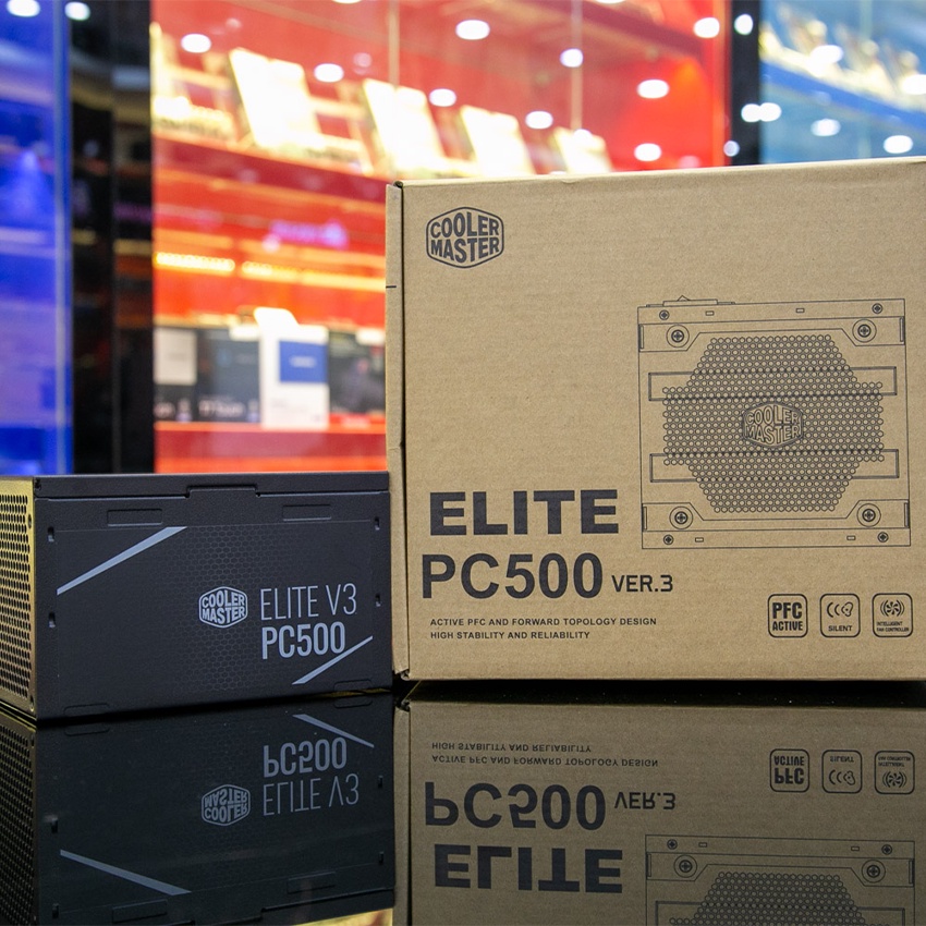 PSU Nguồn CoolerMaster PC500 Elite v3 500W NEW chính hãng