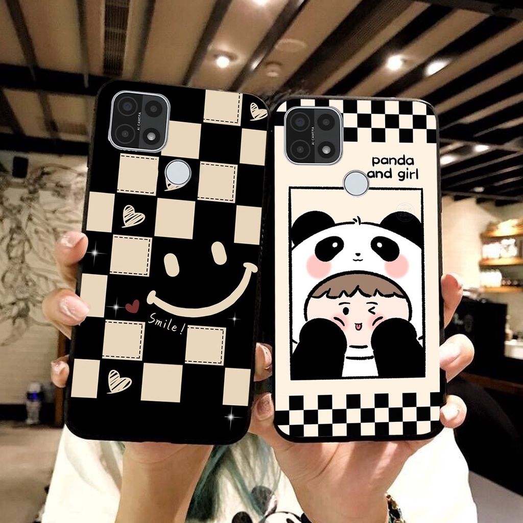 Ốp lưng Oppo A15 / A15S in hình cao cấp mẫu kẻ caro,mikenbe@r siêu hot