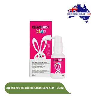 Xịt tan ráy tai cho bé Clean Ears Kids - 30ml