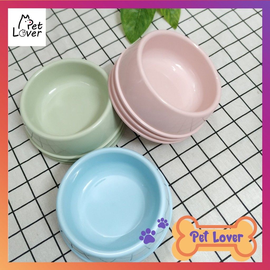 Bát ăn cho mèo, bát ăn cho chó, bát nhựa cho chó mèo, chất nhựa PP cứng cáp, dễ vệ sinh  – Petlover