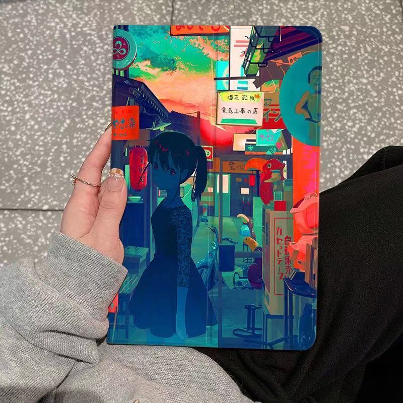 Ốp Máy Tính Bảng ipad mini Kiểu Nhật Bản Dễ Thương 123456 Bao Da Máy Tính Bảng Cho ipad air 9.7inch 11inch 10.2inch 7.9inch Ốp