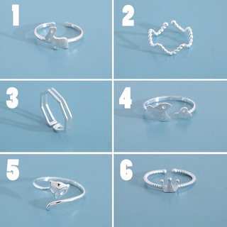 Nhẫn bạc kiểu dáng dễ thương dành cho nữ