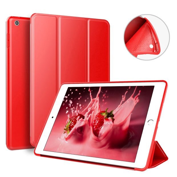 iPad mini 1 2 3 7.9'' Magnet Smart Sleep Awake Foldable Leather Cover Apple Case Soft Silicone Back