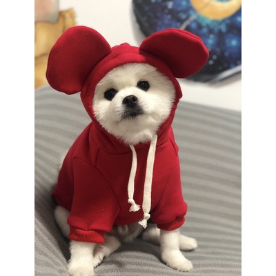 Cheepet Áo nỉ Hoodie Mickey cho chó mèo / Thú cưng