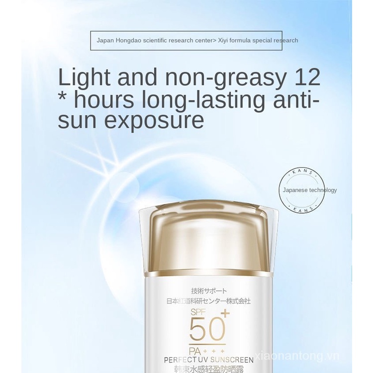 Kem Chống Nắng Uv Kans SPF50 PA+++ Hydrat Hóa Làm Trắng Da Chống Thấm Nước Và Mồ Hôi
