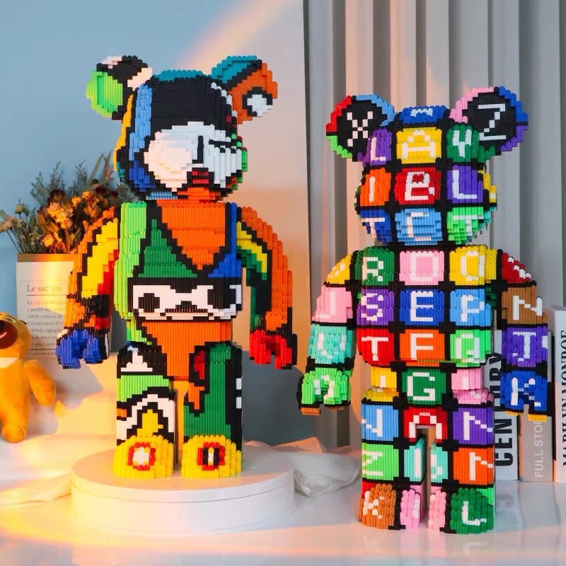Bộ Đồ Chơi Lắp Ráp Bearbrich Cỡ 55cm hàng đẹp