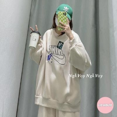 Áo sweater nỉ bông áo nỉ nữ dày dặn phong cách hàn quốc Lizhouse | BigBuy360 - bigbuy360.vn