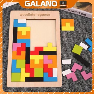 Đồ Chơi Xếp Hình Gỗ GALANO Đồ Chơi Giáo Dục Trí Uẩn Tangram Nga Phát Triển Tư Duy Thông Minh TE-001212