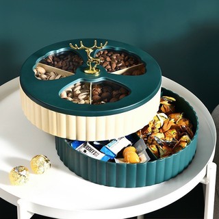 Hộp mứt tết, khay bánh kẹo 💥Con Hươu 2 Tầng Cao Cấp💥