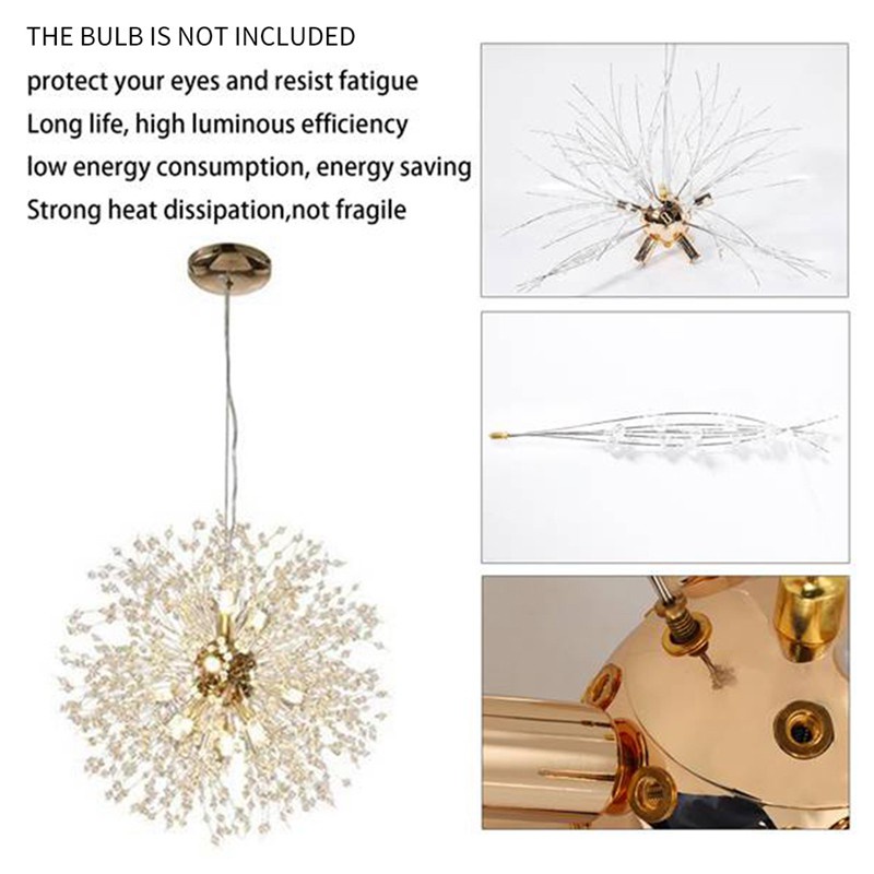 Đèn Led Treo Trần Nhà Hình Hoa Bồ Công Anh Trang Trí Phòng Khách / Phòng Ăn / Nhà Bếp