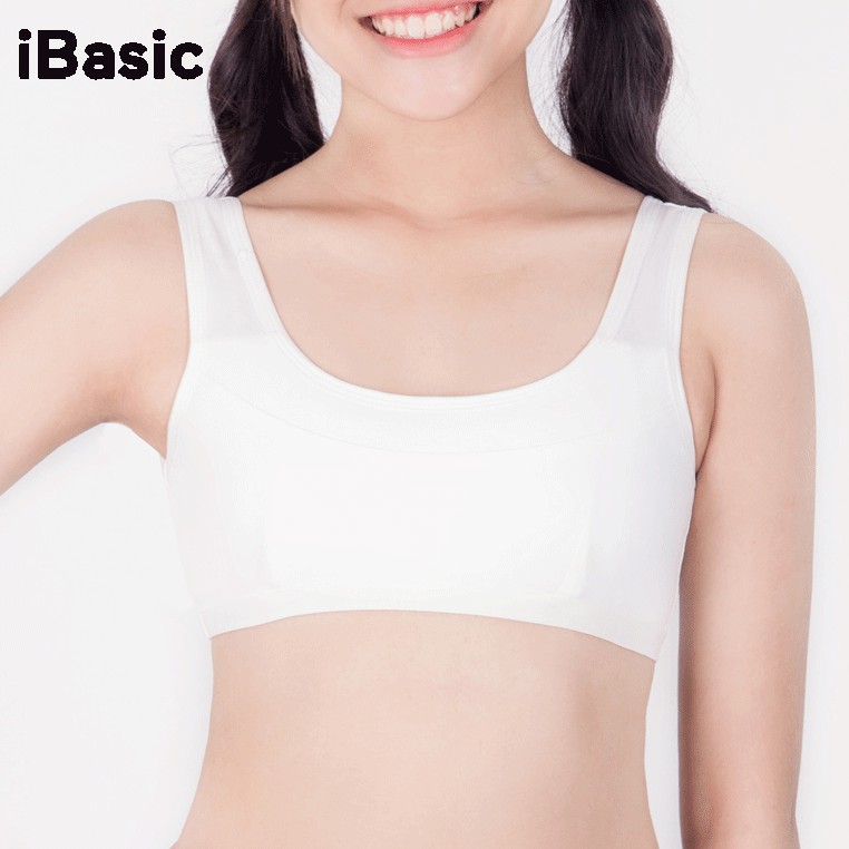 Áo ngực học sinh cotton tròng cổ iBasic VA106 | BigBuy360 - bigbuy360.vn