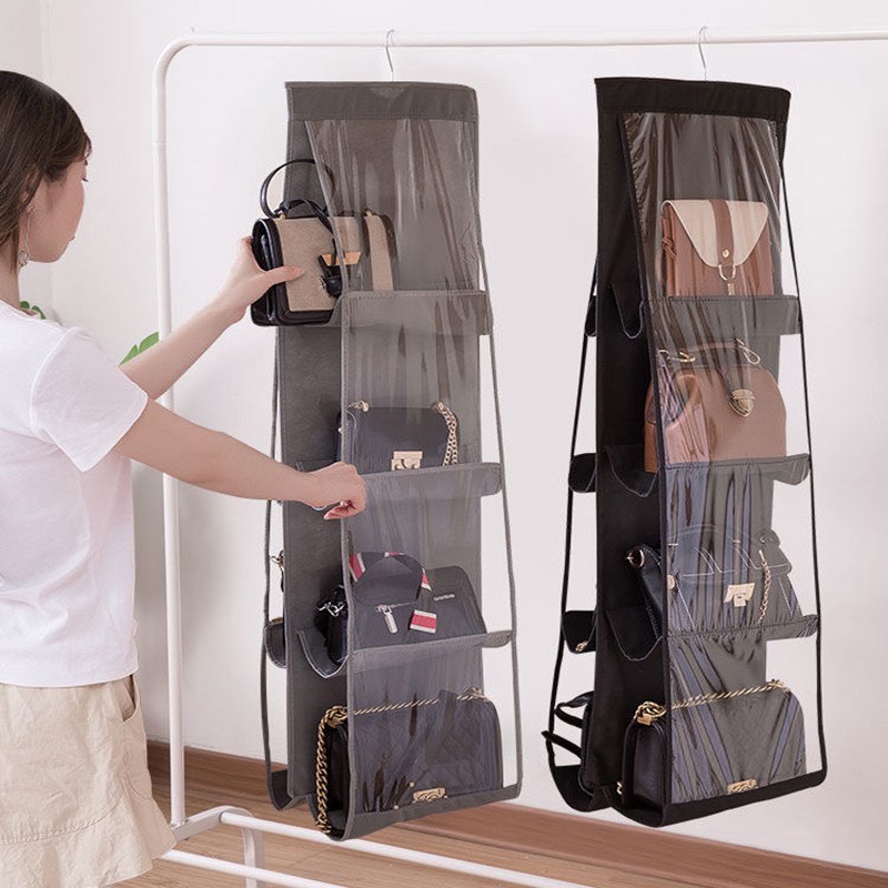 Túi Treo 6 Ngắn KUNBE Bảo Quản Túi Xách Gọn Gàng Chống Bụi Bẩn