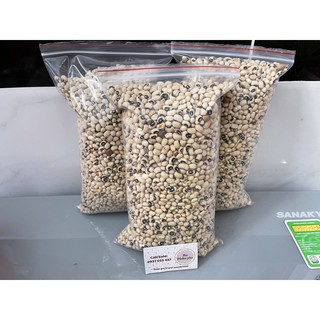1kg đậu trắng mắt cua quê