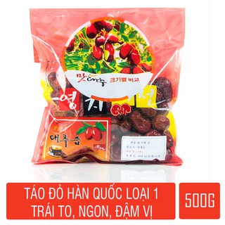 Táo đỏ Hàn Quốc hàng loại 1 trái to, giòn, ngọt tự nhiên gói 500g