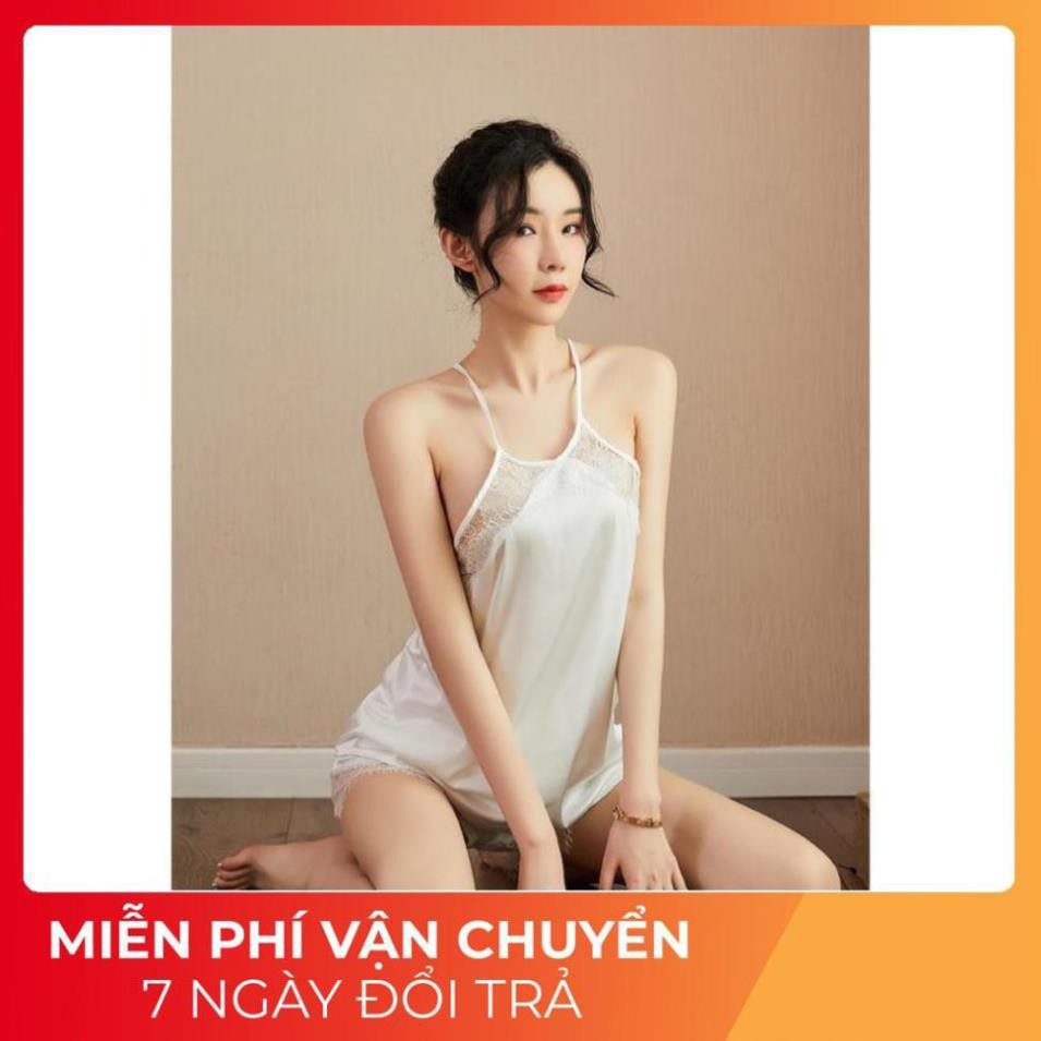 Đồ Ngủ Sexy, Váy Ngủ Sexy Freesize Chất Mềm Mịn Siêu Mát B013