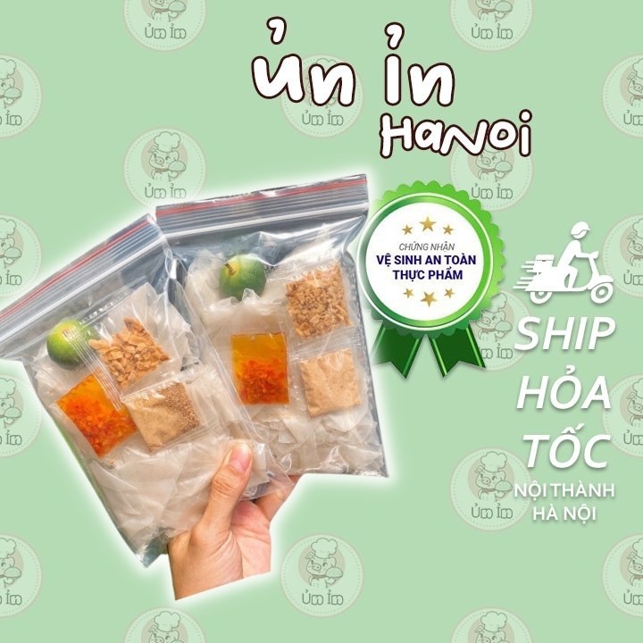 Bánh Tráng Phơi Sương UNIN Bánh Tráng Ăn Kèm Nước Chấm Ớt Rim Sa Tế Cay Ngon Lạ Miệng BT014