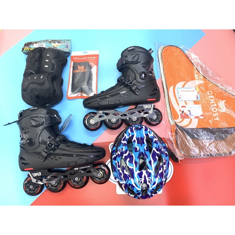 Full combo giày patin Flying Eagle BKB B5S cao cấp