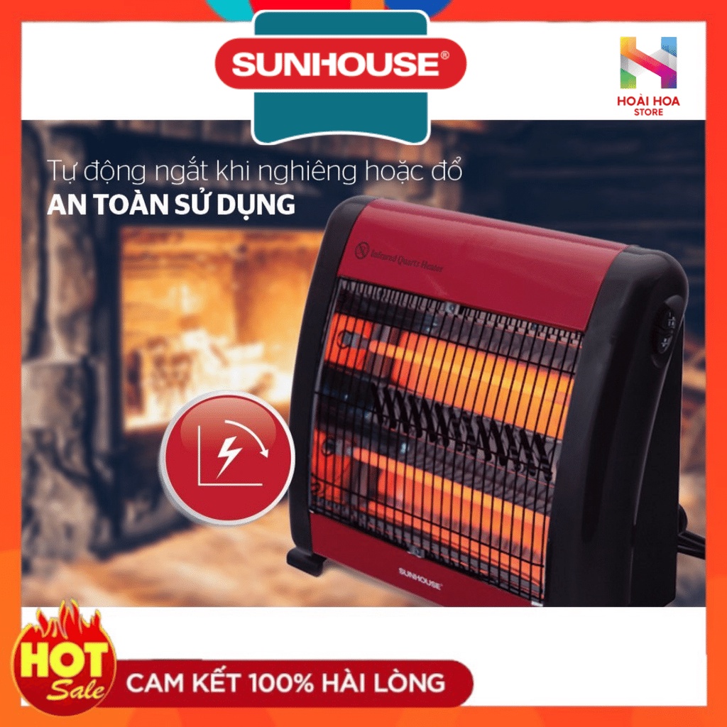 Máy Sưởi Sunhouse Quạt Sưởi Ấm Phòng Ngủ Đèn Sưởi Ấm Cho Bé