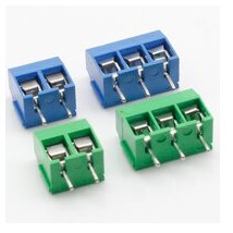 Đầu Nối Dây Điện, Domino  KF301 2p, KF301 3p Màu Xanh Dương/Xanh Lá