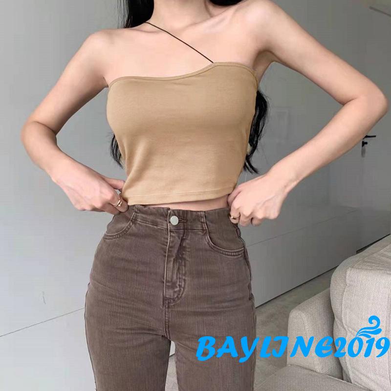 Áo ống thoáng khí màu sắc đơn giản dành cho nữ