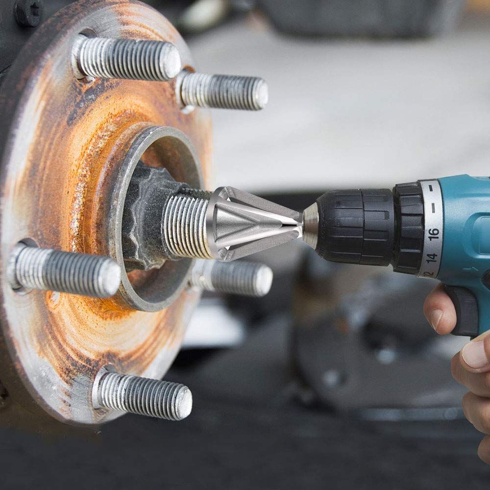 Mũi Khoan EKEZ 28Mm Dụng Cụ Vát Ngoài Đánh Cạnh Sắc Kim Loại Thép Không Gỉ Loại Bỏ Công Cụ Mài Cho Tất Cả Các Loại Máy Khoan Chuck