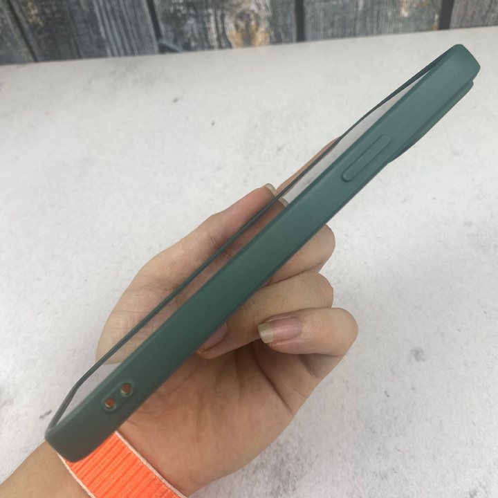 [iP7=&gt;13] Ốp Lưng Bo Góc Vuông Nhiều Màu, chất TPU mờ không bám vân tay - Mã TZAC260