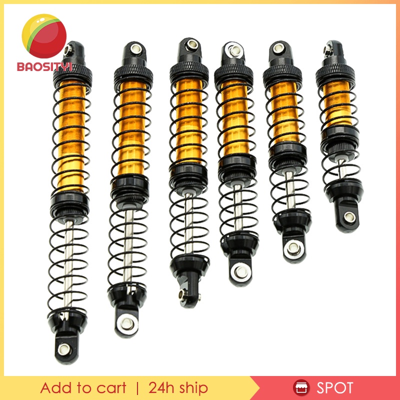 Set 4 Phuộc Giảm Xóc Bằng Kim Loại Cho Xe Điều Khiển Từ Xa Trx4 Scx10 90046 1 / 10