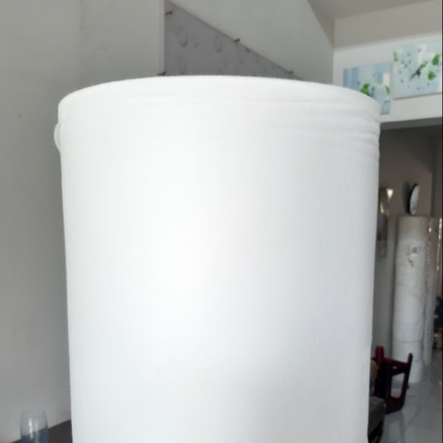 Combo 10m vải không dệt may kt,khổ vải 0 8 màu trắng xanh