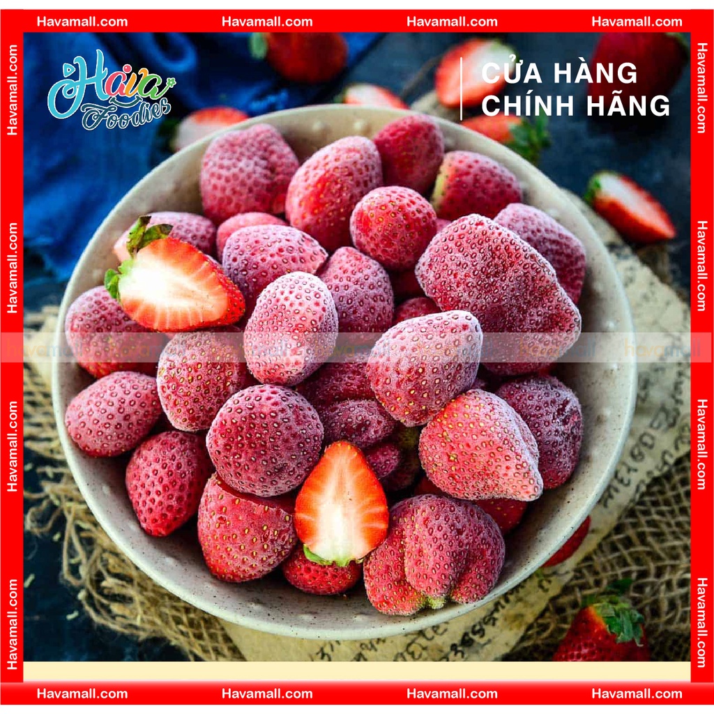 Dâu Tây Đông Lạnh V-Safefood – Frozen Strawberries