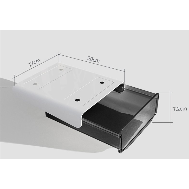 [Hàng Sẵn] Ngăn kéo đa năng dán dưới mặt bàn hoặc tủ bếp ABS【Tennessee052】