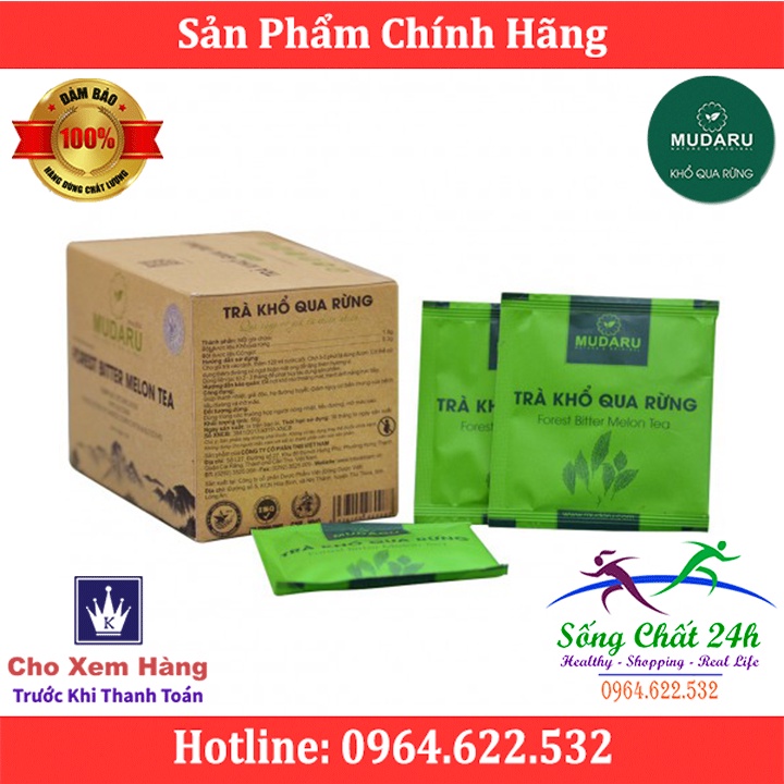 Trà Khổ Qua Rừng Mudaru Hỗ Trợ Tiểu Đường - Sống Chất 24h