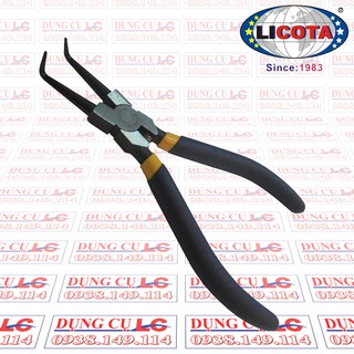 Kìm mở phe trong mũi cong cao cấp 7 inch licota - apt-38007b