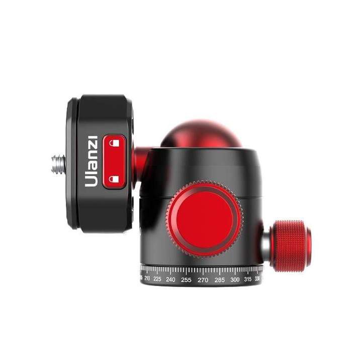 ULANZI U-100 - Ballhead Xoay 360° Dành Cho Máy Ảnh & Điện Thoại, Tích Hợp Cold Shoe Mount Gắn Phụ Kiện