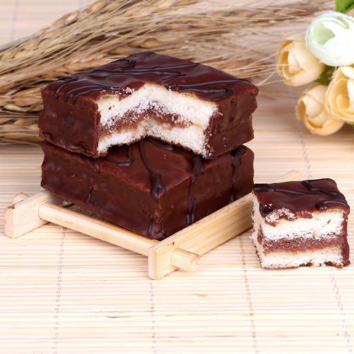 Bánh Hàn Quốc Haitai Oh Yes Chocolate Coated hộp 360gr (12 bánh)