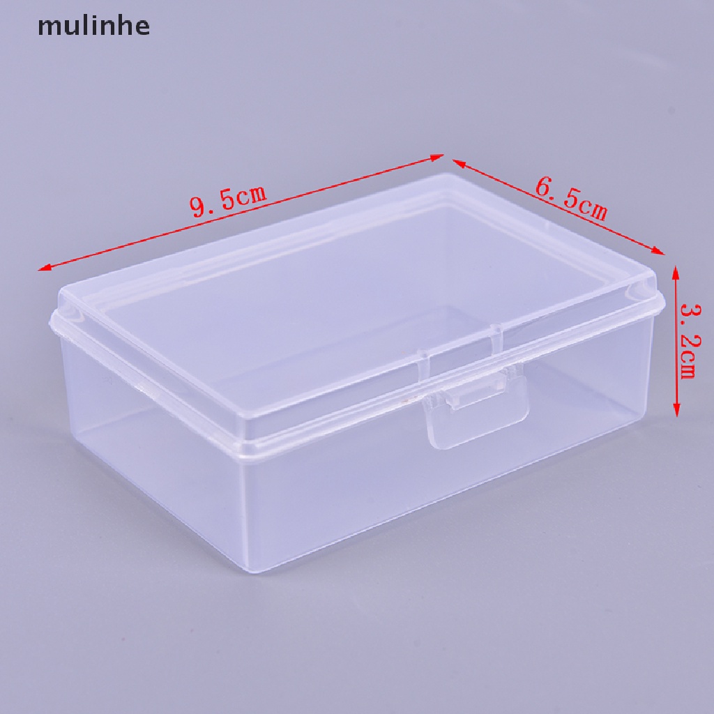 Set 2 Hộp Nhựa Trong Suốt Đựng Bài Poker Tiện Dụng