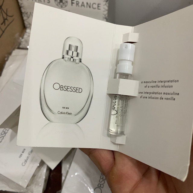 Nước hoa vials ck Obsessed for men 1.2ml