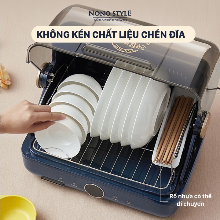 Máy Sấy Khử Trùng Chén Đĩa Bát Bằng Tia UV 26L B26PA Giúp diệt 99% Vi khuẩn - Lớp dậy chống bụi an toàn - BH 12 tháng