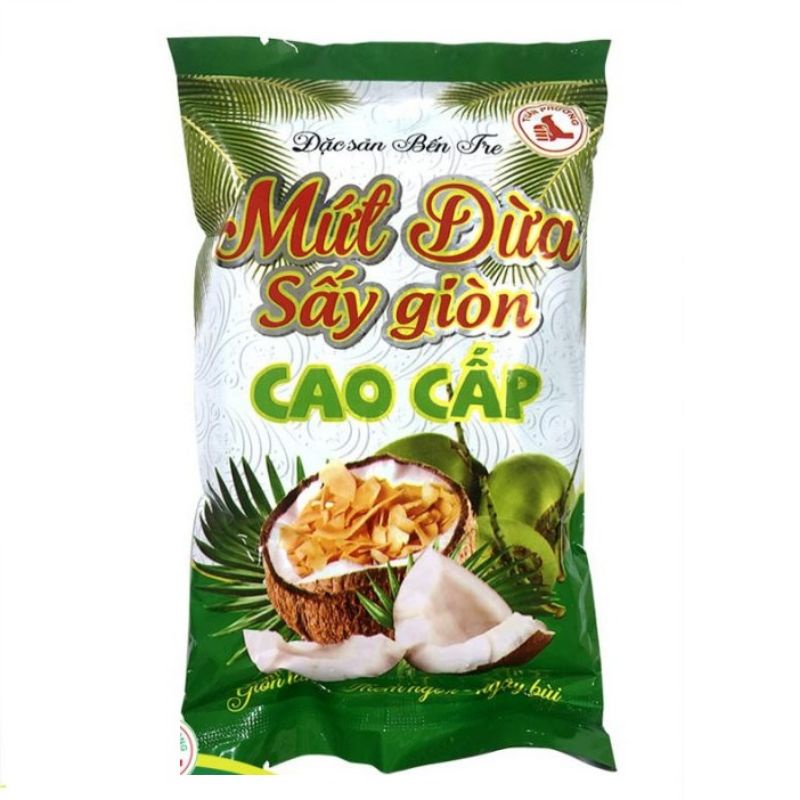 Mứt dừa sấy giòn cao cấp túi 240g