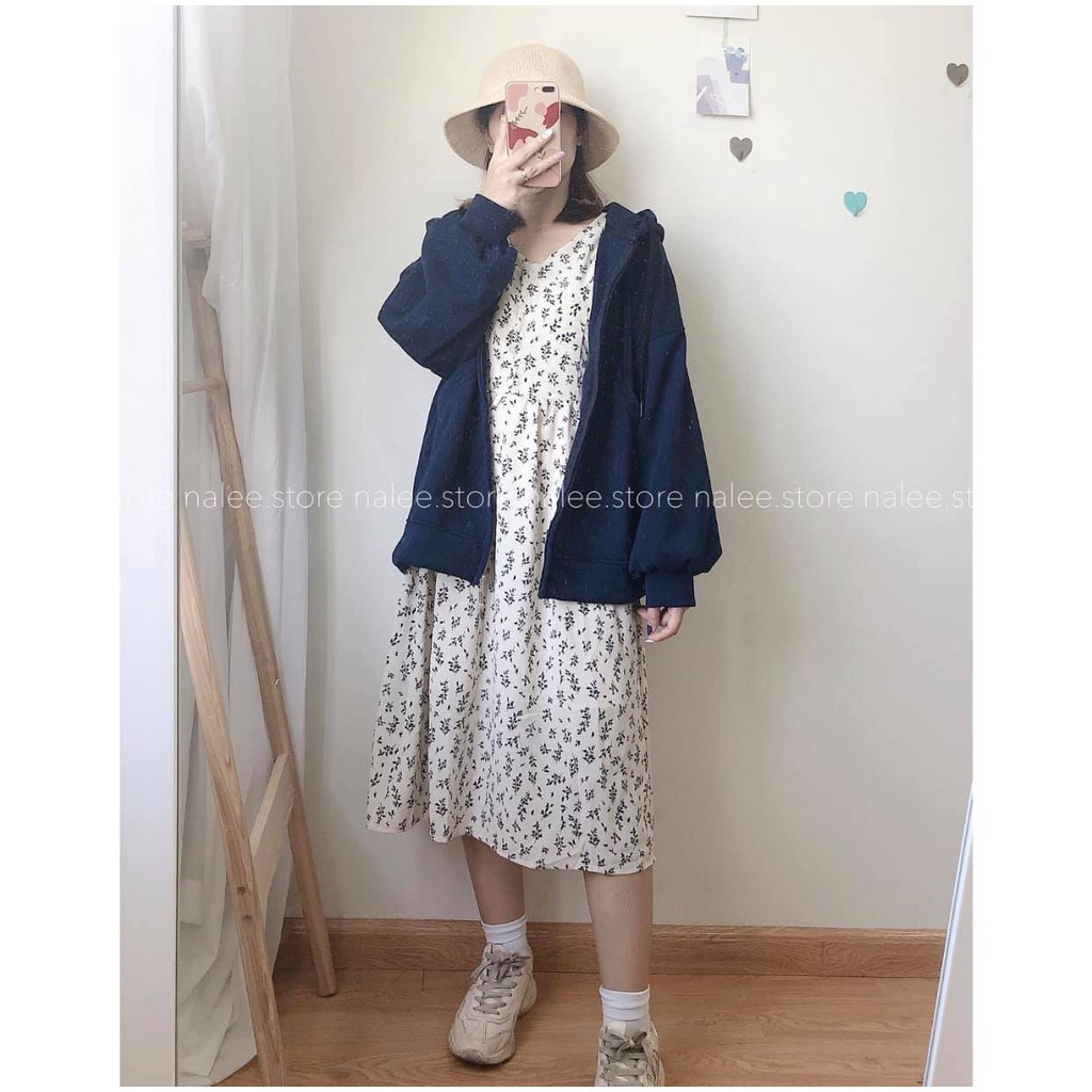 Áo khoác nỉ ngoại hoodie zip Unisex - Jacket thun tay dài oversize có mũ dáng suông basic ulzzang nam nữ HOT | BigBuy360 - bigbuy360.vn