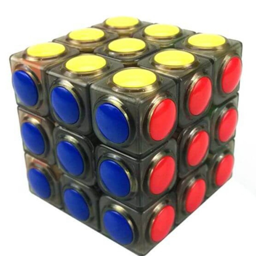 Rubik 3x3 Chấm Bi - Rubic 3 Tầng Stickerless - Đồ Chơi Trí Tuệ (Mã RB003)