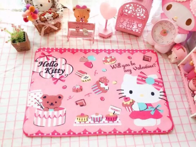 Thảm vuông Hello Kitty 40*60cm