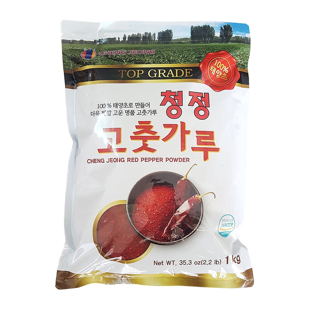 Ớt Bột Hàn Quốc Cheng Jeong ( 1KG ) - Thương Hiệu Nong Woo Hàn Quốc ( Áp dụng giá dùng thử với khách hàng )