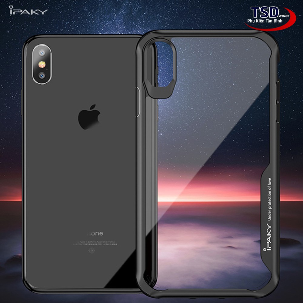 Ốp Lưng iPhone X, XR, XS, XS MAX Chính Hãng Chống Sốc iPaky