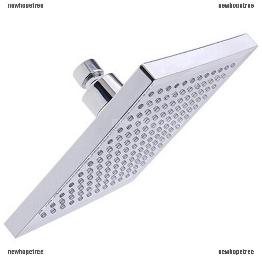 Vòi sen hình vuông kết hợp đèn LED 7 màu tự động thay đổi màu sắc dùng cho phòng tắm