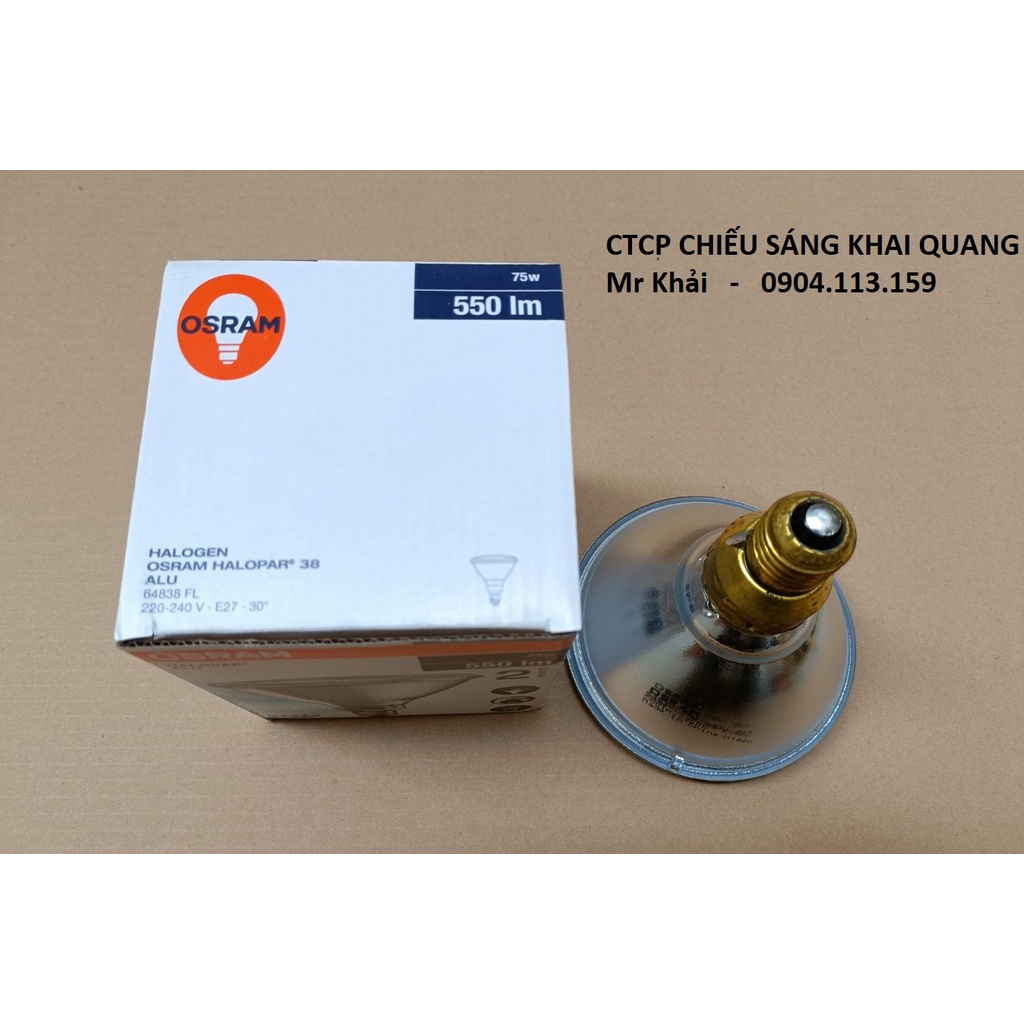 Bóng đèn halogen PAR 38 75W E27 Osram