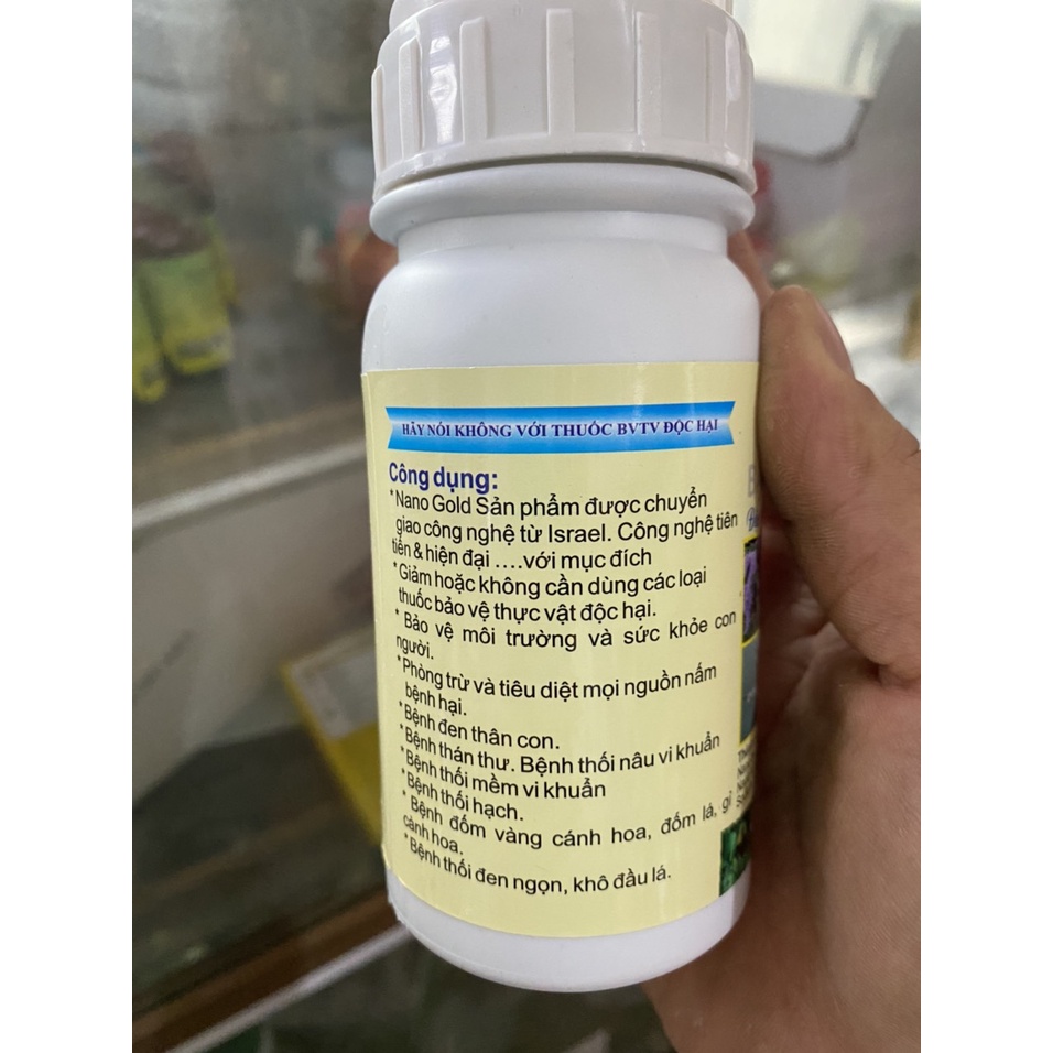 Chế phẩm Nano Bạc Đồng (chai 250ml) - Chuyên trừ bệnh cho Hoa Phong Lan
