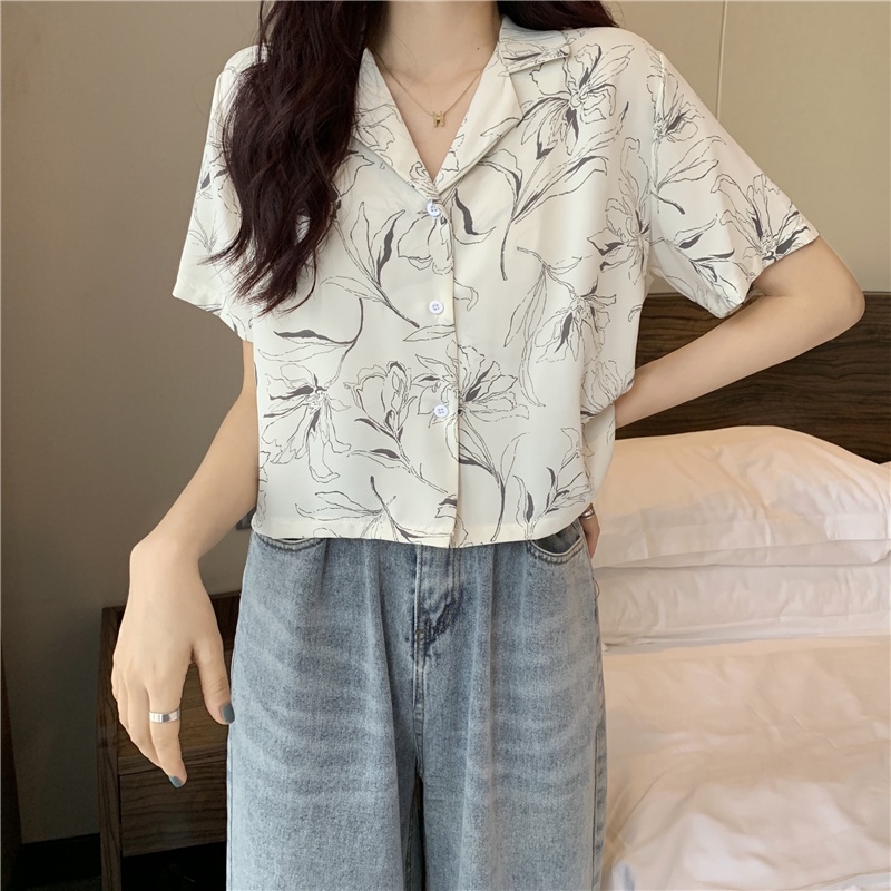 Áo Sơ Mi Tay Ngắn Dáng Rộng Phong Cách Cổ Điển Thời Trang Mùa Hè Mới Cho Nữ