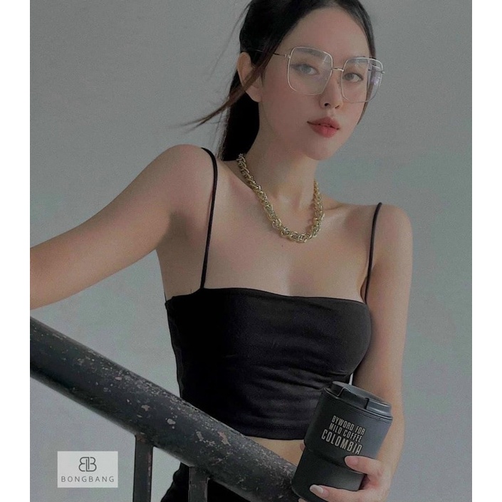 Áo 2 Dây Bra Có Mút Ngực bigsize