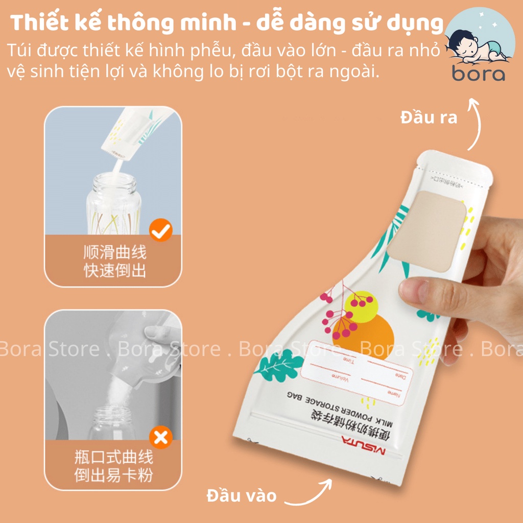 Túi đựng sữa bột Misuta, hộp 30 túi